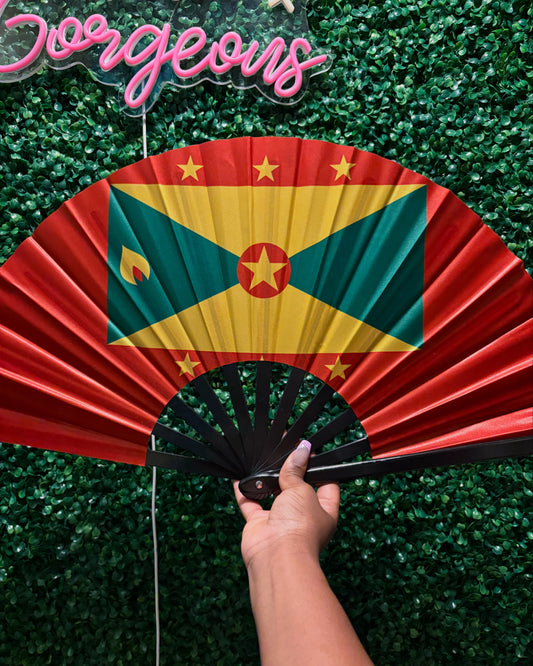🌴 Bamboo Road Fan – Carnival Edition
